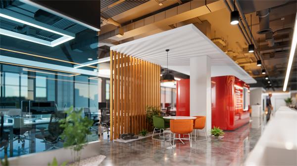 鴻泰信中港物流辦公一角-會客室