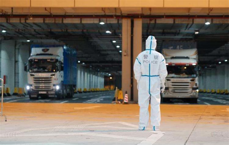 中港物流貨車通關(guān)圖